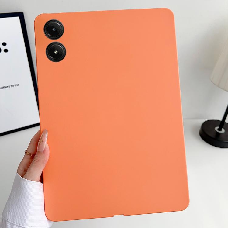 Funda de TPU para Tableta con Spray de Aceite y Agradable para la Piel para Redmi Pad Pro (Naranja)