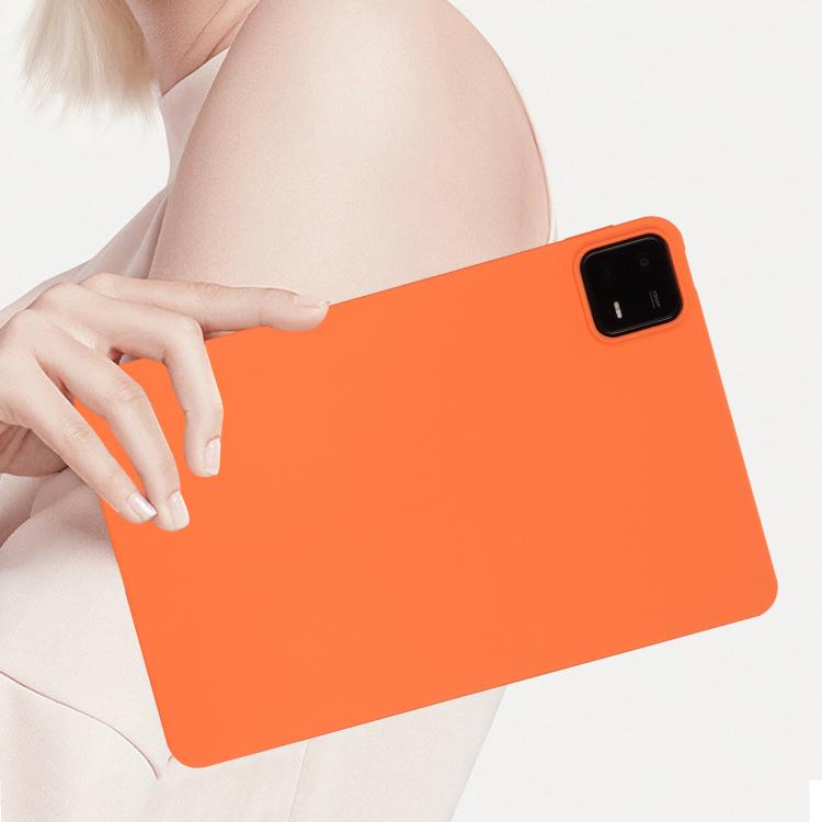 Funda de TPU para Tableta con Spray de Aceite y Agradable para la Piel para Redmi Pad Pro (Naranja)