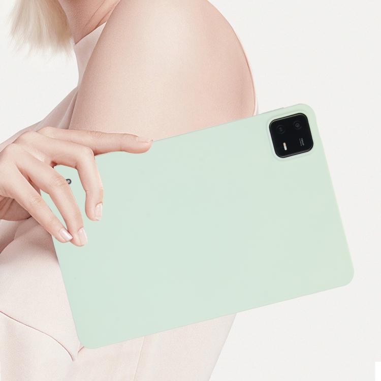 Funda para Tableta de TPU con Revestimiento En Aerosol de Aceite y Agradable para la Piel para Redmi Pad Se 4G de 8,7 Pulgadas (Verde Menta)