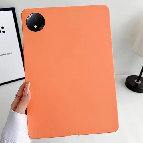 Funda para Tableta de TPU Respetuosa con la Piel con Aceite En Aerosol para Redmi Pad Se 4G de 8,7 Pulgadas (Naranja)