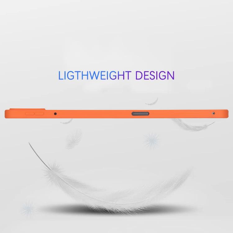 Funda para Tableta de TPU Respetuosa con la Piel con Aceite En Aerosol para Redmi Pad Se 4G de 8,7 Pulgadas (Naranja)