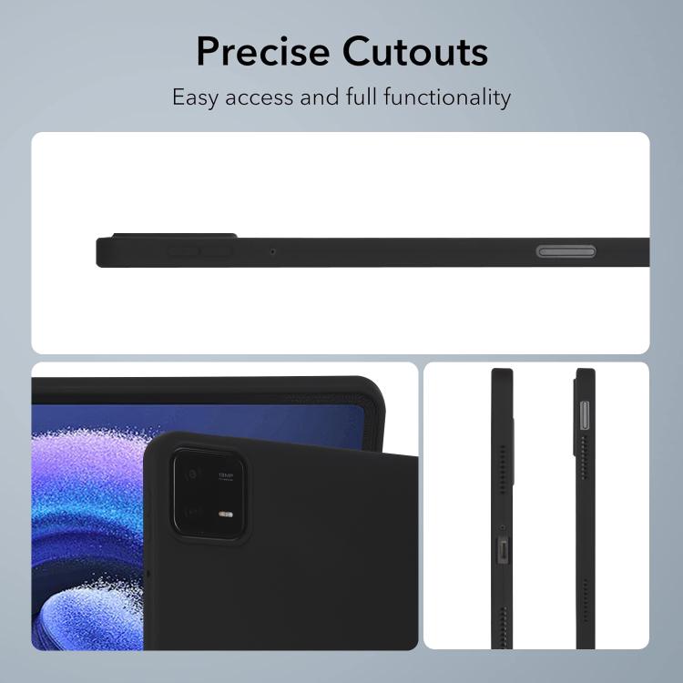 Funda para Tableta de TPU con Protección Contra Salpicaduras de Aceite y Agradable para la Piel para Redmi Pad Se 4G de 8,7 Pulgadas (Negra)
