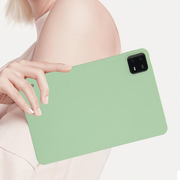 Funda para Tableta de TPU con Revestimiento En Aerosol de Aceite y Agradable para la Piel para Redmi Pad Se 4G de 8,7 Pulgadas (Verde Matcha)