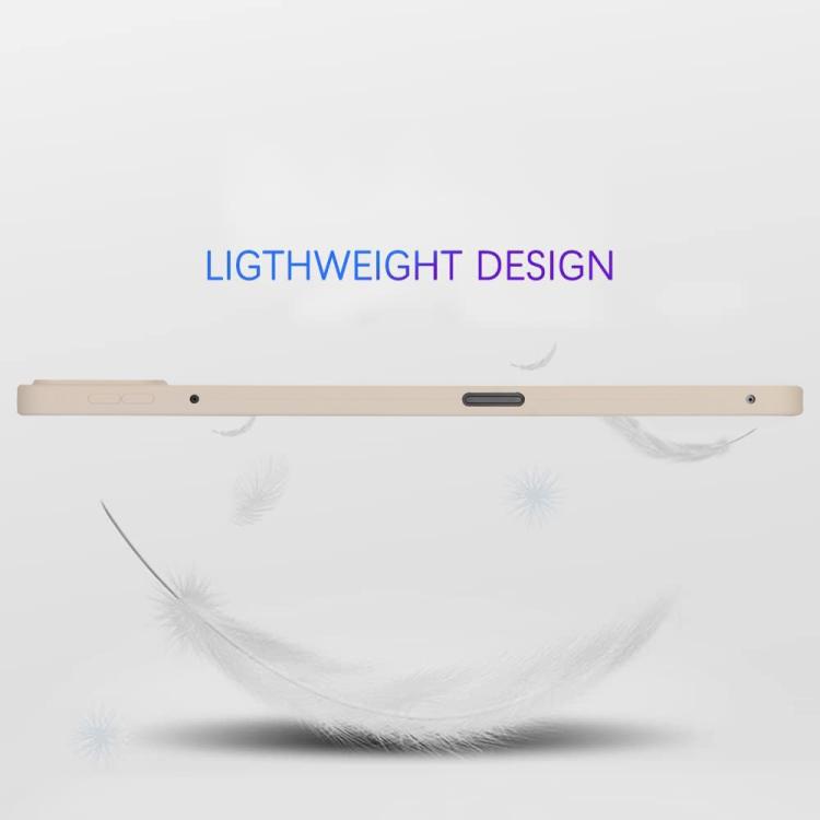 Funda para Tableta de TPU con Pulverizador de Aceite y Agradable para la Piel para Redmi Pad Se 4G de 8,7 Pulgadas (Blanca)