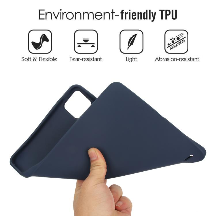 Funda de TPU para Tableta con Pulverizador de Aceite y Agradable para la Piel para Xiaomi Pad 7 (Azul Real)