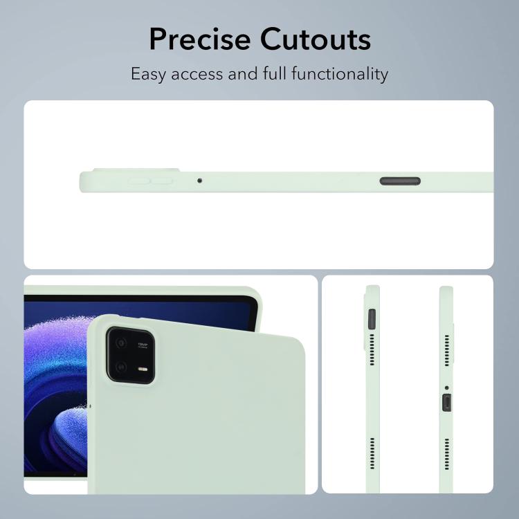 Funda de TPU para Tableta con Spray de Aceite y Agradable para la Piel para Xiaomi Pad 7 Pro (Verde Menta)
