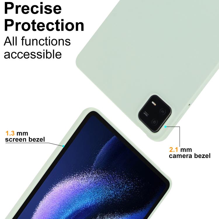 Funda de TPU para Tableta con Spray de Aceite y Agradable para la Piel para Xiaomi Pad 7 Pro (Verde Menta)