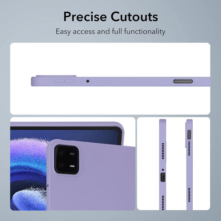 Funda de TPU para Tableta con Spray de Aceite y Agradable para la Piel para Xiaomi Pad 7 Pro (Morado)