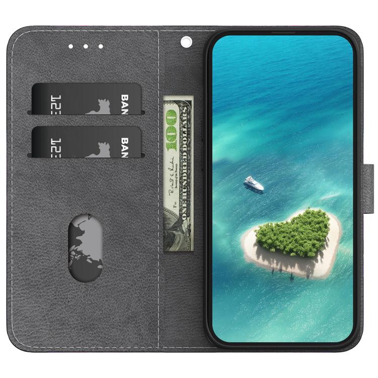 Funda de Cuero con Dibujo y Textura de Cristal para OnePlus Nord Ce 3 Lite/N30 (Flor de Linterna Pequeña)