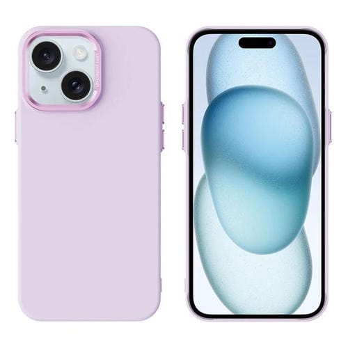 Funda Magnética para iPhone 15 con Tapa Abatible Magsafe (Rosa y Morado)