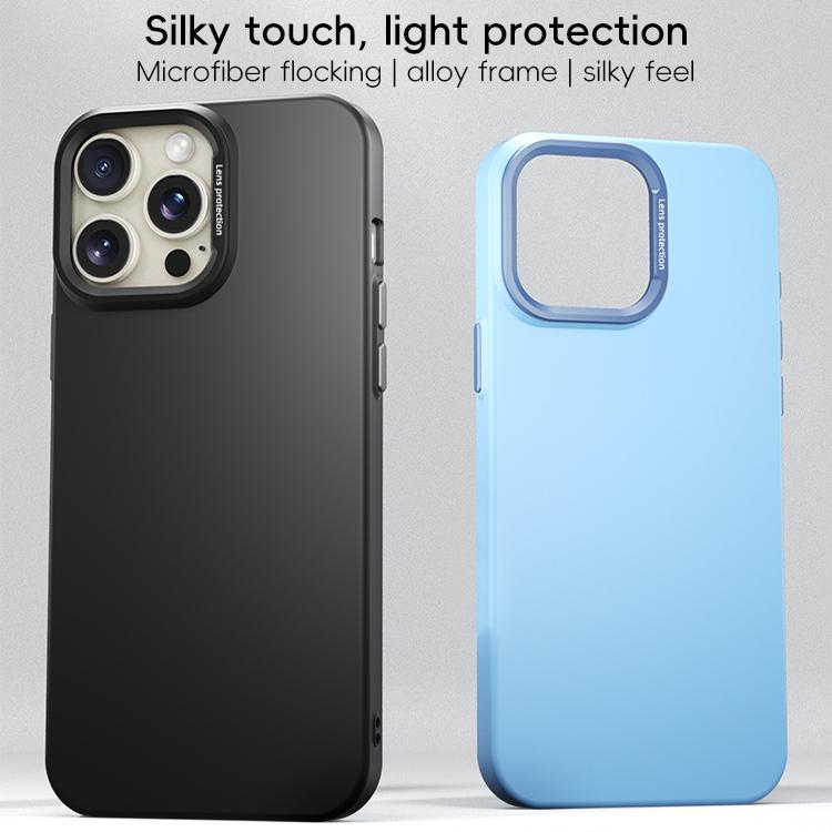 Funda Magnética para Teléfono Magsafe con Flocado para PC para iPhone 14 Pro (Gris Oscuro)