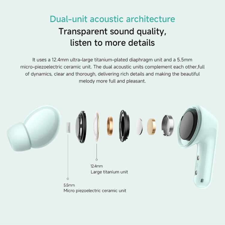 Auriculares Inalámbricos Bluetooth Xiaomi Redmi Buds 6 Reducción De Ruido Activa (Blanco)