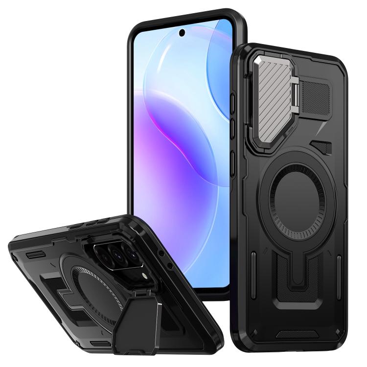 Funda protectora MagSafe para Samsung Galaxy A56 5G (negra)