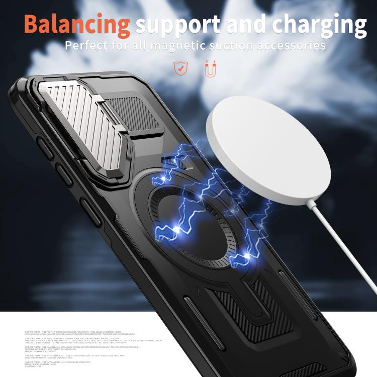 Funda protectora MagSafe para Samsung Galaxy A56 5G (negra)