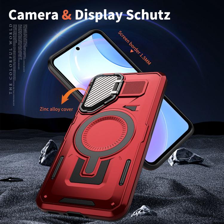 Funda protectora MagSafe para Samsung Galaxy A36 5G (roja)