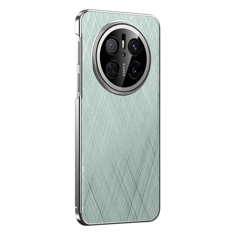 Funda de Cuero Huawei Mate 70 con Pintura Lisa para PC (Cian Azul)