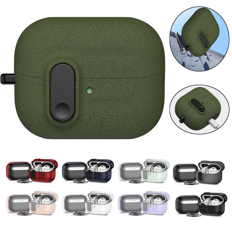 Funda Protectora para Auriculares Samsung Galaxy Buds3/3 Pro Mars con Cierre de Seguridad (Verde Militar)