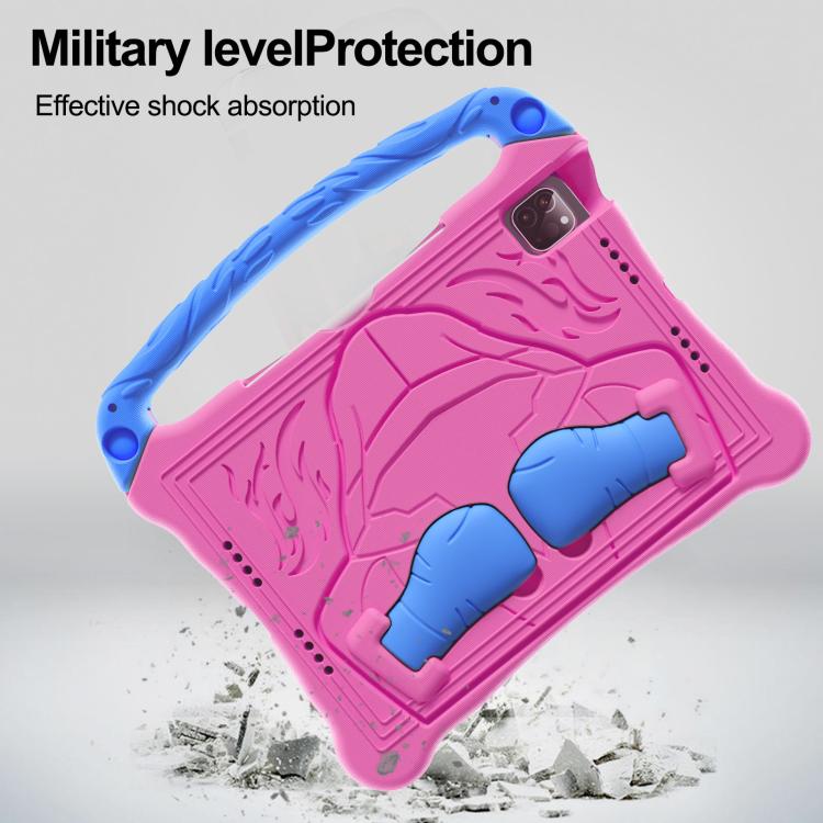 Funda para iPad 10.ª Generación 10.9 2022 con Función Atril y Correa de Eva (Rosa, Rojo y Azul)