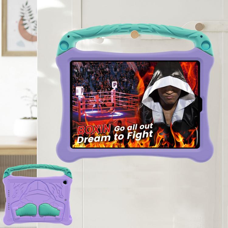 Estuche para Tableta Eva Boxing Series para iPad 10.2 2021/2020/2019 con Correa y Soporte (Morado Menta)