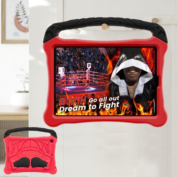 Estuche para Tableta Eva Serie Boxing para iPad 10.5 2017/Air 3 2019 con Soporte (Rojo y Negro)