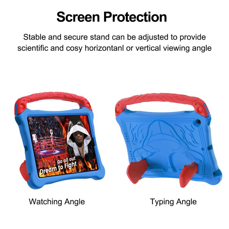 Estuche para Tableta Eva Boxing Series con Correa y Soporte para iPad 10.5 2017/Air 3 2019 (Azul y Rojo)
