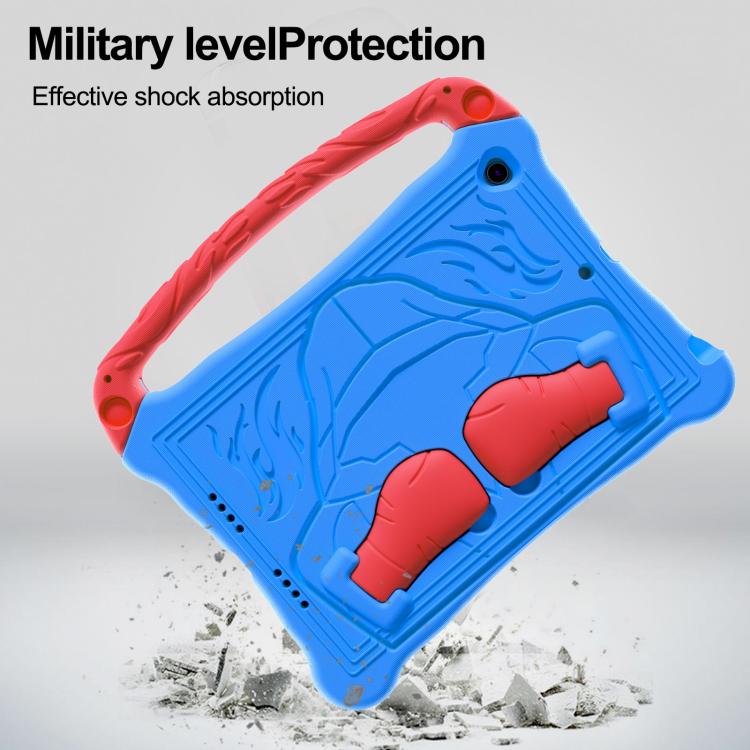 Estuche para Tableta Eva Boxing Series con Correa y Soporte para iPad 10.5 2017/Air 3 2019 (Azul y Rojo)