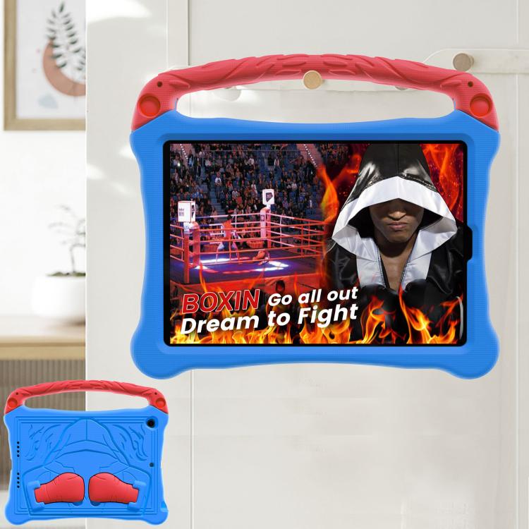 Estuche para Tableta Eva Boxing Series con Correa y Soporte para iPad 10.5 2017/Air 3 2019 (Azul y Rojo)
