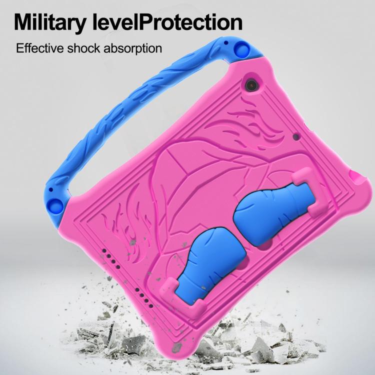 Estuche para Tableta Eva Boxing Series para iPad 10.5 2017 Air 3 2019 con Correa y Soporte (Rosa, Rojo y Azul)