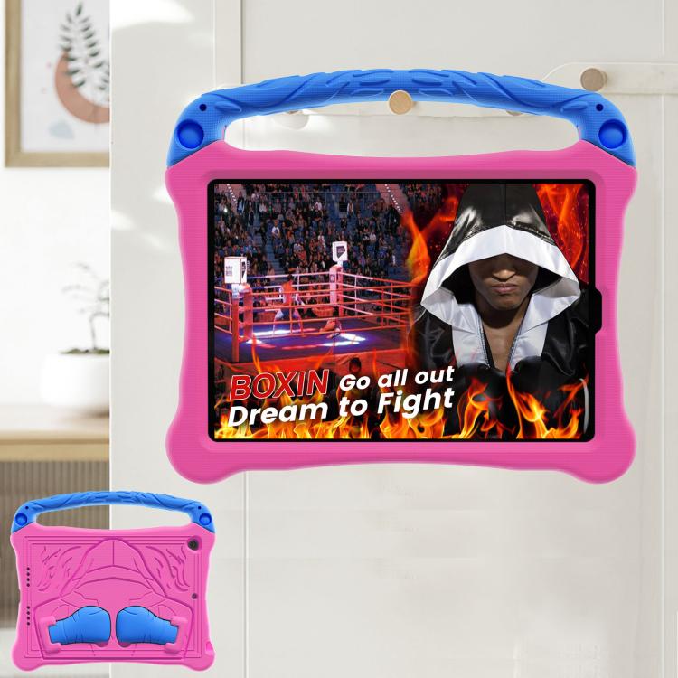Estuche para Tableta Eva Boxing Series para iPad 10.5 2017 Air 3 2019 con Correa y Soporte (Rosa, Rojo y Azul)