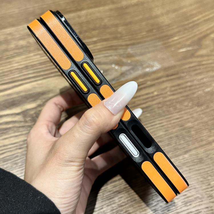 Funda para Teléfono Magsafe iPhone 12 Textura Madera Imitación (Negra)