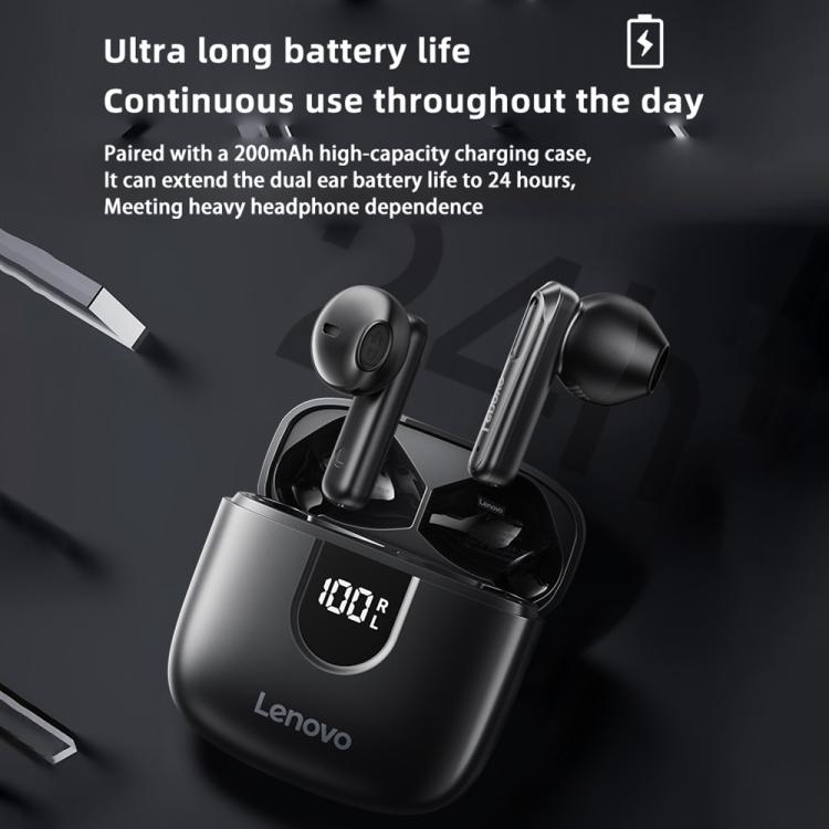Auriculares Inalámbricos Lenovo Ea120 Semiinternos Bluetooth (Blanco Roca)
