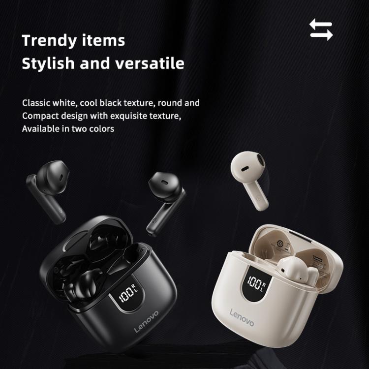 Auriculares Inalámbricos Lenovo Ea120 Semiinternos Bluetooth (Blanco Roca)