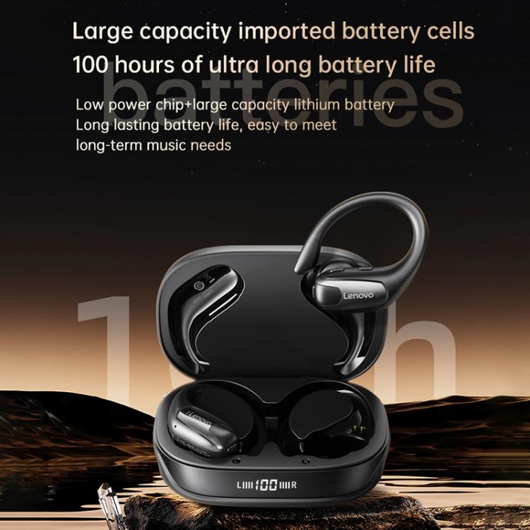 Auriculares inalámbricos Lenovo Ea305 Bluetooth Pantalla digital Montados en la oreja (Negro)