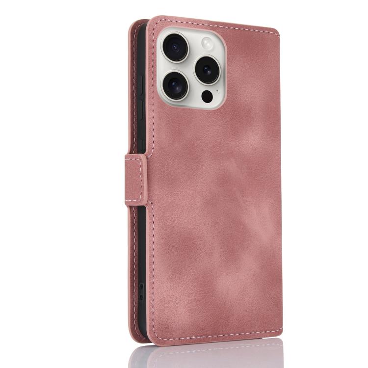 Funda de Cuero iPhone 13 Mini Relieve Mariposa Flor Amor Ensueño (Oro Rosa)