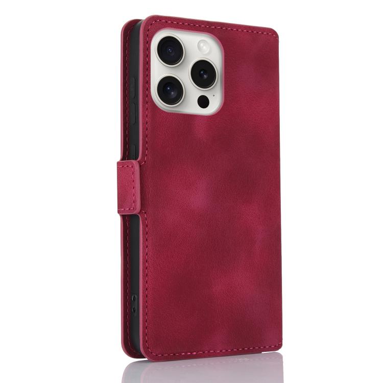 Funda de Cuero iPhone 13 Mini Relieve Mariposa y Flor Amor Ensueño (Rojo)