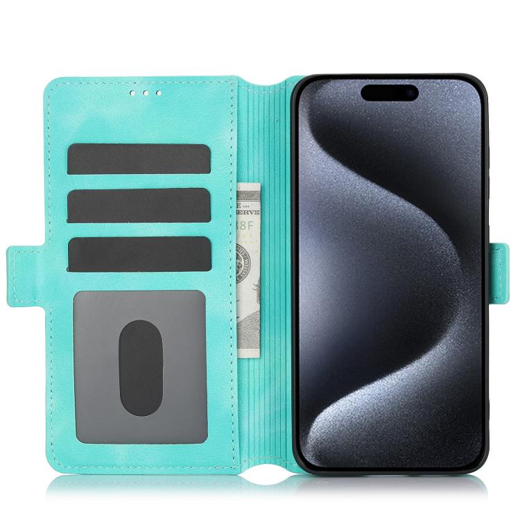 Funda de Cuero iPhone 12 Pro Max Relieve Mariposa y Flor Amor Ensueño (Verde)