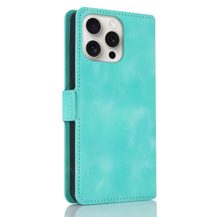 Funda de Cuero con Relieve Mariposa y Flor para iPhone 11 Pro Max (Verde)