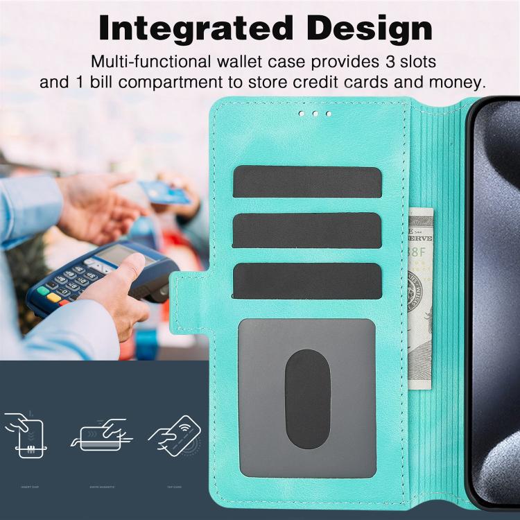 Funda de Cuero con Relieve Mariposa y Flor para iPhone 11 Pro Max (Verde)