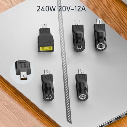 Adaptador de Carga para Computadora Portátil Asus 240 W con Puerto 6,0 x 0,6 mm a Square
