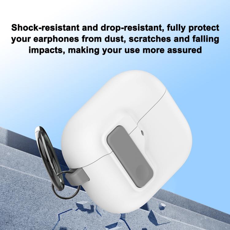 Funda Protectora Auriculares Bluetooth Airpods 3 Bloqueo Automático (Negro)