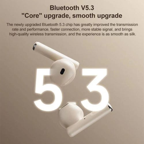 Auriculares inalámbricos Lenovo Tc3301 Bluetooth 5.3 función manos libres (Blancos)