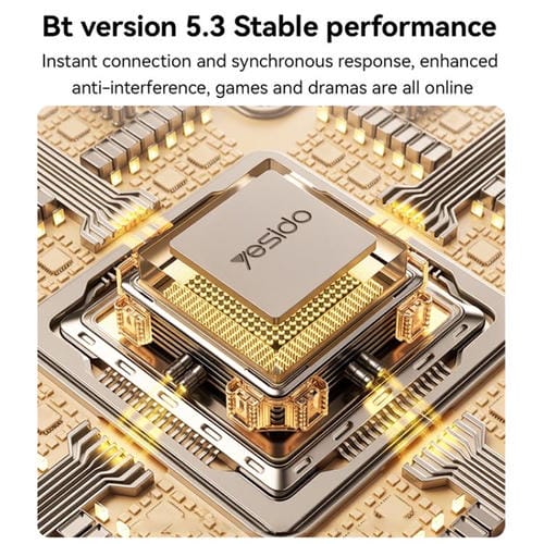 Auricular Bluetooth Yesido YSP22 Banda Cuello Magnético Pantalla Digital (Negro)