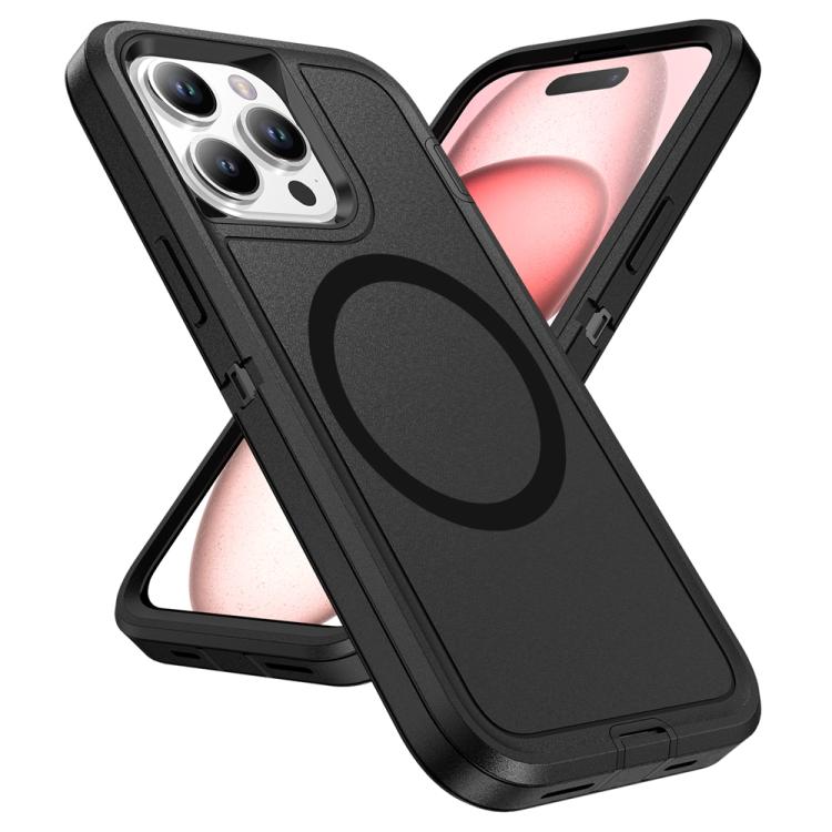Funda Magnética iPhone 15 Pro Max Life Resistente al Agua con Protección Magsafe (Negra)