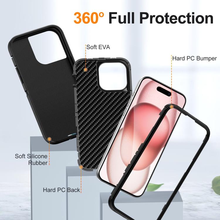 Funda Magnética iPhone 15 Pro Max Life Resistente al Agua con Protección Magsafe (Negra)