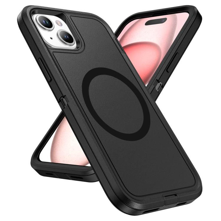 Funda Magnética iPhone 14 Plus/15 Plus Resistente al Agua con Protección Magsafe (Negra)