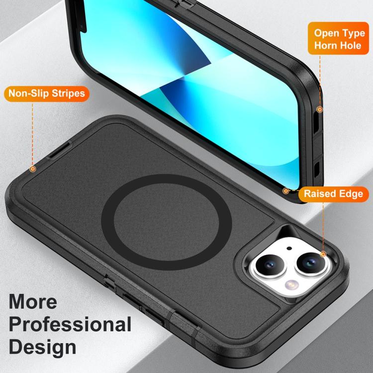 Funda Magnética para iPhone 13/14 Resistente al Agua y Magsafe (Negra)