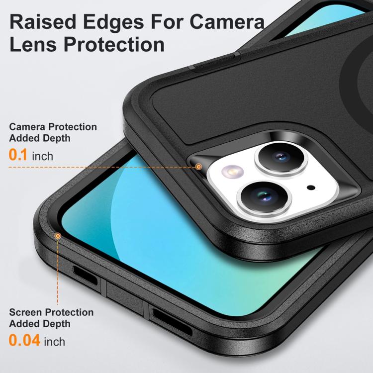 Funda Magnética para iPhone 13/14 Resistente al Agua y Magsafe (Negra)