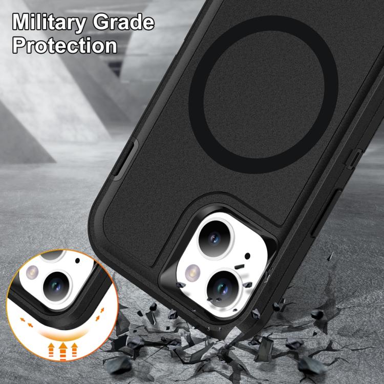 Funda Magnética para iPhone 13/14 Resistente al Agua y Magsafe (Negra)