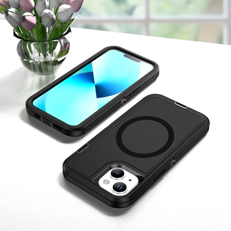 Funda Magnética para iPhone 13/14 Resistente al Agua y Magsafe (Negra)
