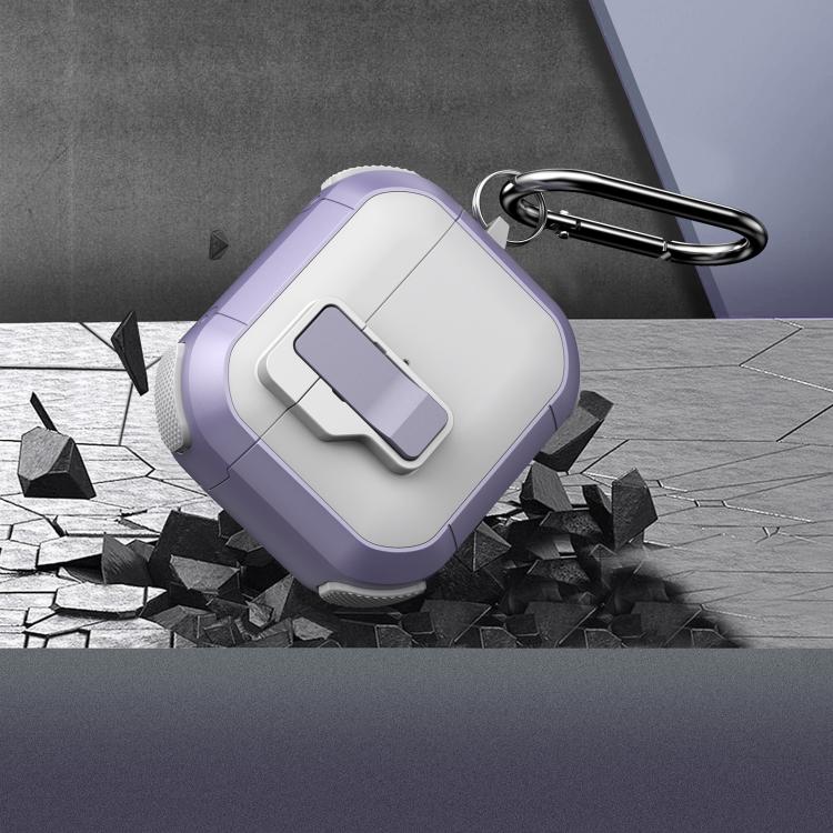 Estuche Para Auriculares Inalámbricos Airpods 3 Starship Con Interruptor Magnético (Blanco y Rosa)